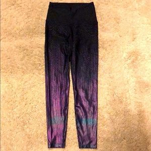 Beyond Yoga foil leggings